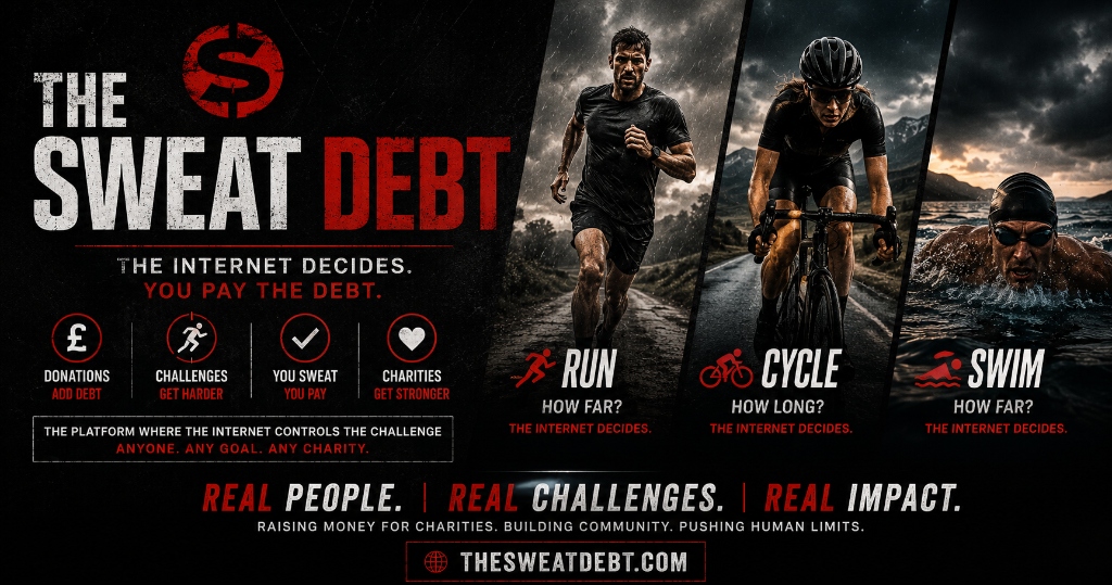 The Sweat Debt Platform Header